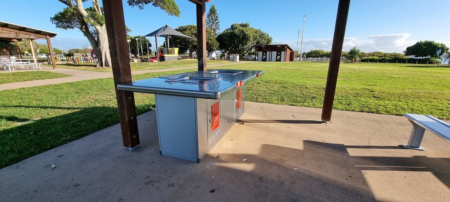 Cleveland Point Recreation Reserve upgraded with Energy Efficient Greenplate BBQ's!