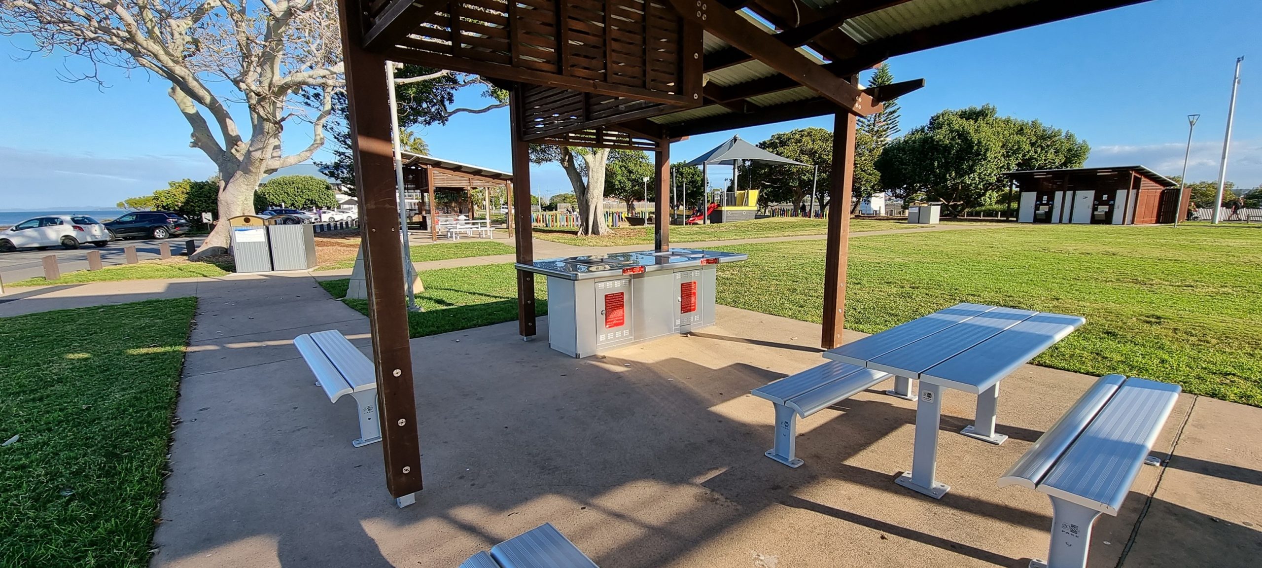 Cleveland Point Recreation Reserve upgraded with Energy Efficient Greenplate BBQ's!