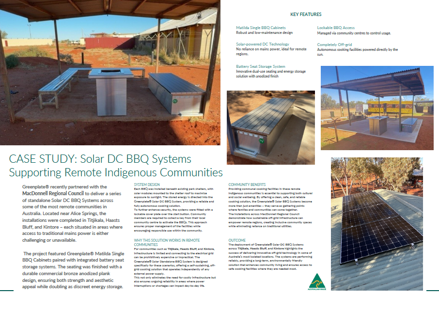 Greenplate DC Case Study Screenshot Case Study - Remote Indigenous Communities