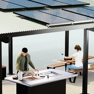 Solar Off-Grid Commercial BBQ Infrastructure